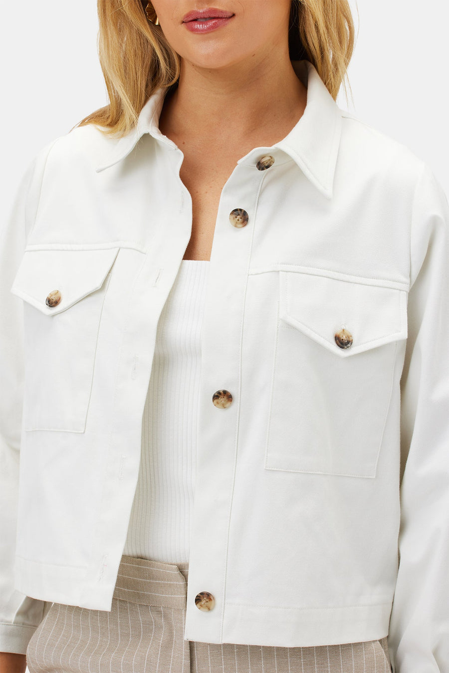 Genevieve Jacket - Ivory