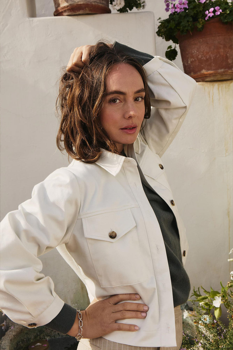 Genevieve Jacket - Ivory