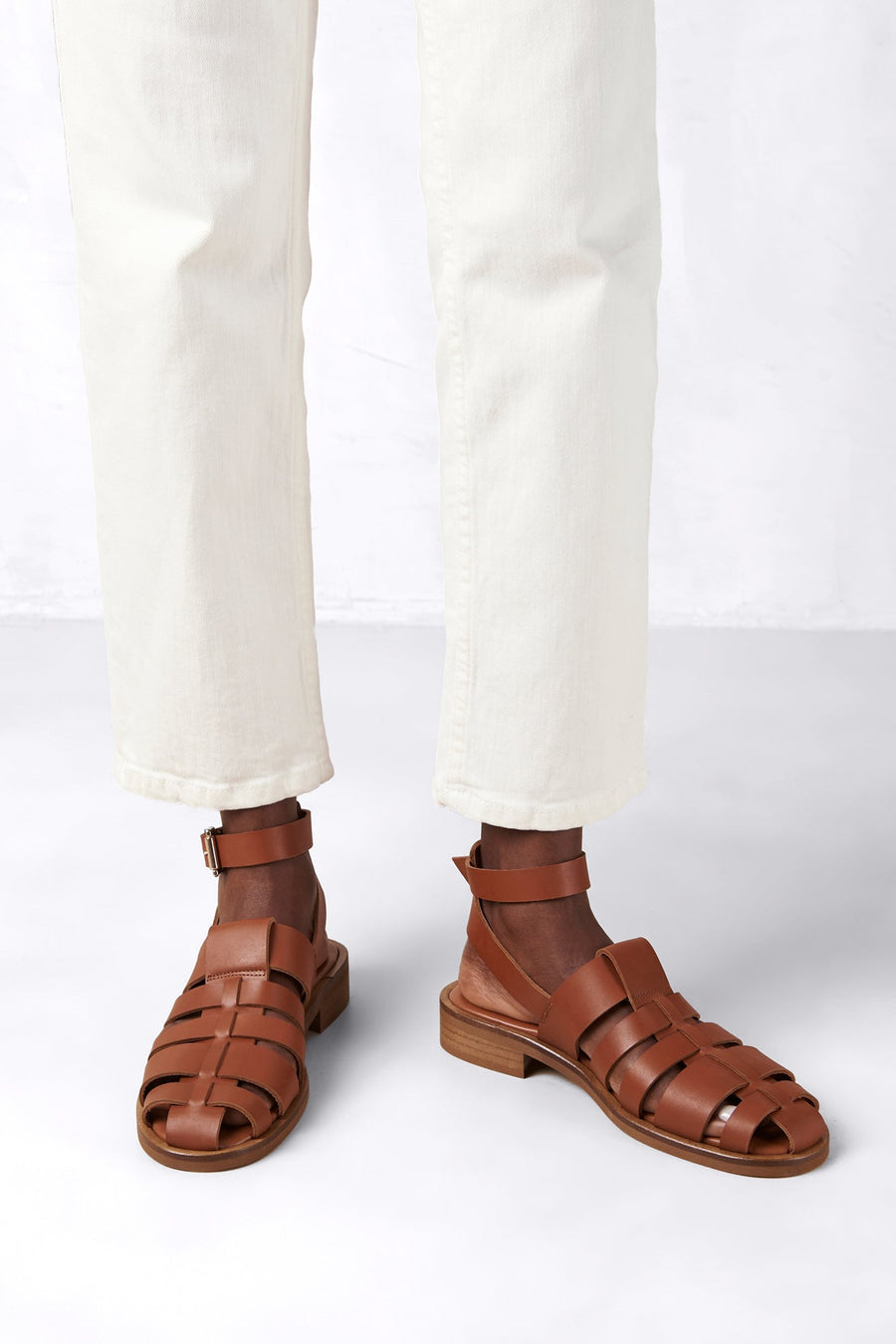 Alohas Perry Fisherman Sandal - Tan