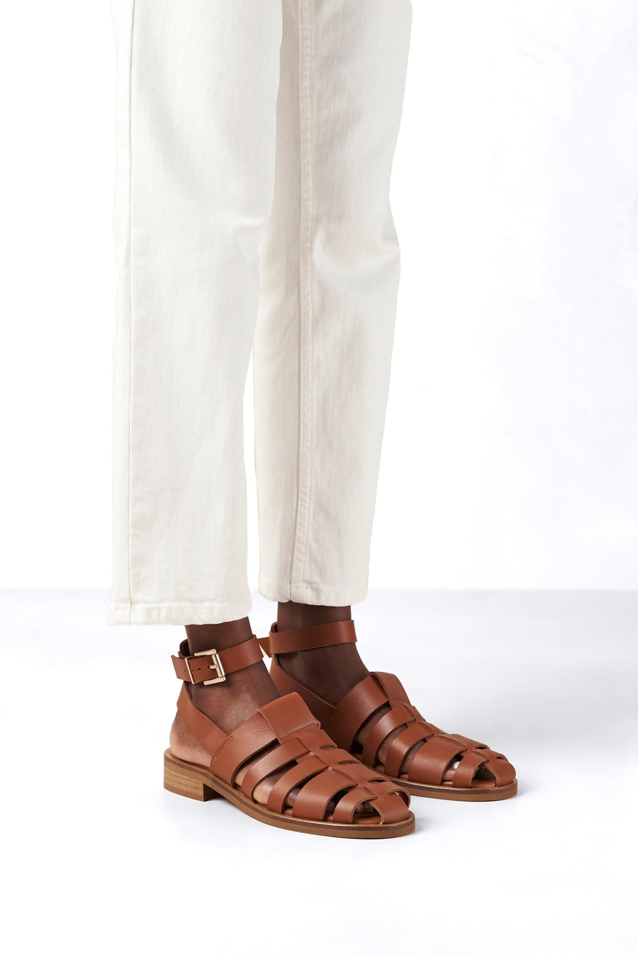 Alohas Perry Fisherman Sandal - Tan